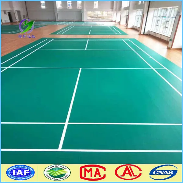 Low-cost Synthetic Badminton Court Flooring - Buy Synthetic ...