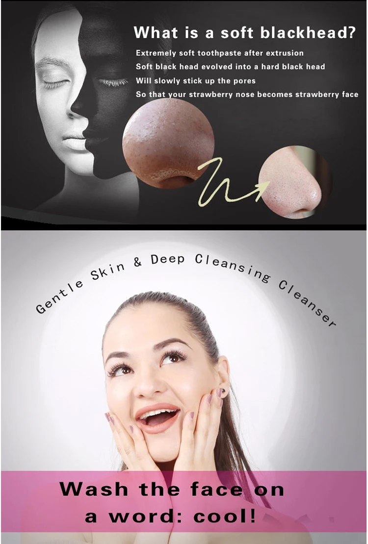 Aichun Beauty Skin Care All Natural Face Cleanser Deep Cleansing Whitening Bamboo Charcoal Face Wash