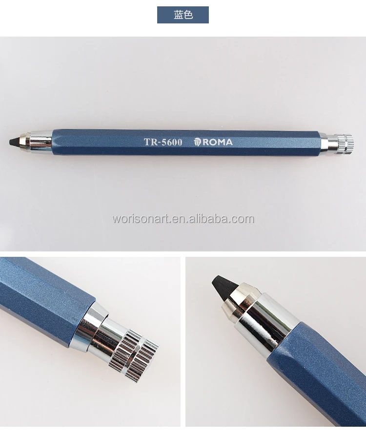 5.6mm Automatic Charcoal Sketching Mechanical Pencils Drawing Soft