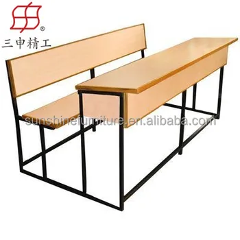 Cheap Attached School Furniture Type School Desk And Chair School