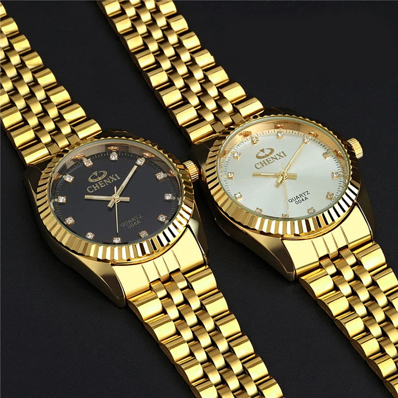 Venta > reloj quartz oro > en stock