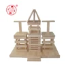 Kids building toy wooden Kapla blocks toy from ICTI factory