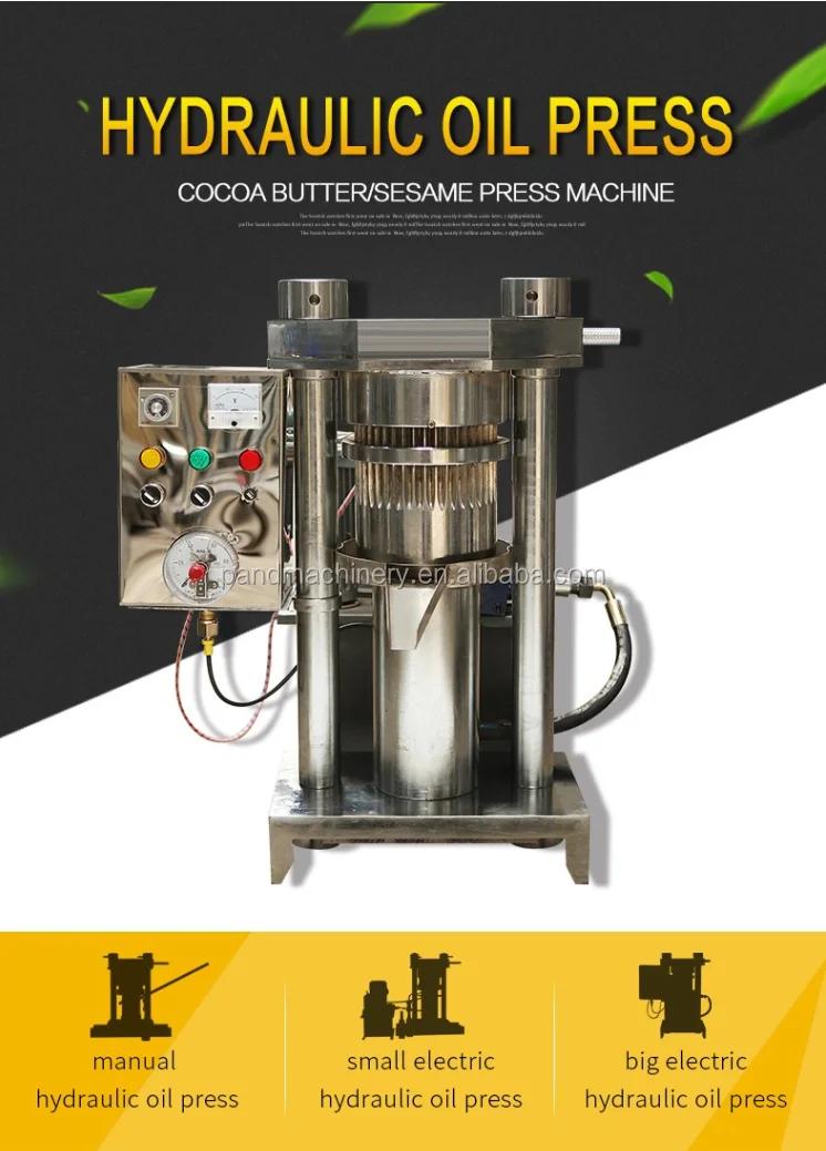 6yy-230 hydraulic oil press machine sesame flax seed oil expeller 