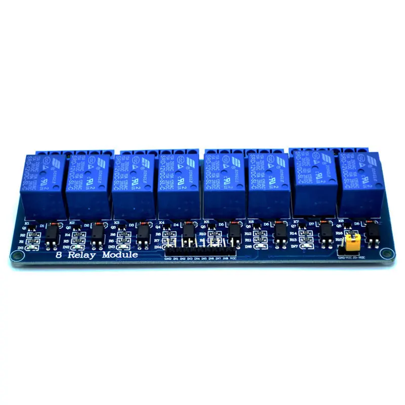 12V 8 Channel Relay Module low level with Optocoupler for Arduinos
