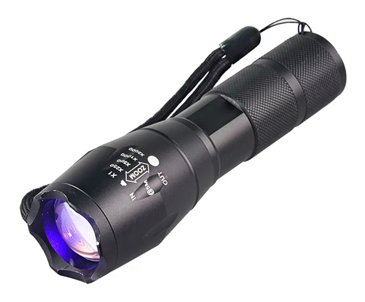 365nm Uv Led Torch Cat Urine Pet Stains Bed Detector Ultraviolet Amber