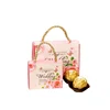 High-quality Foldable Cardboard Candy Box Wedding Favors Portable Gift Box for Chocolate Box