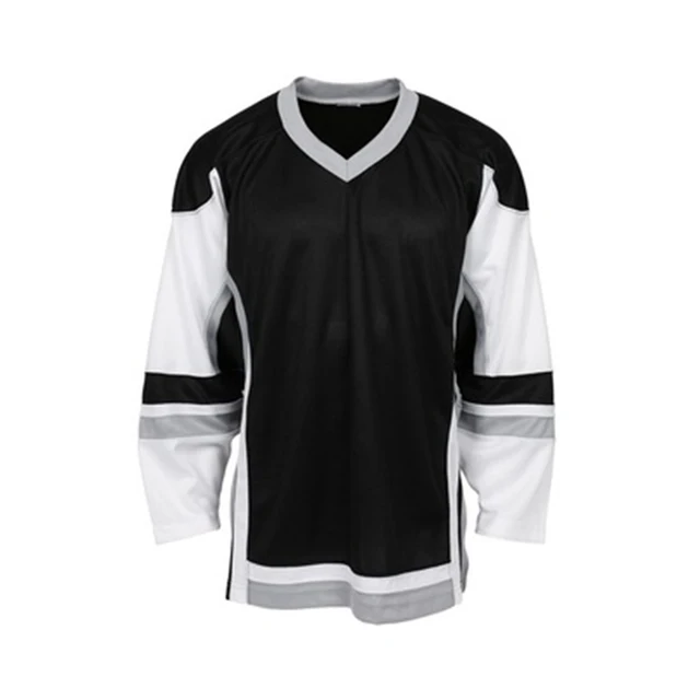 plain black hockey jersey - 63% OFF 