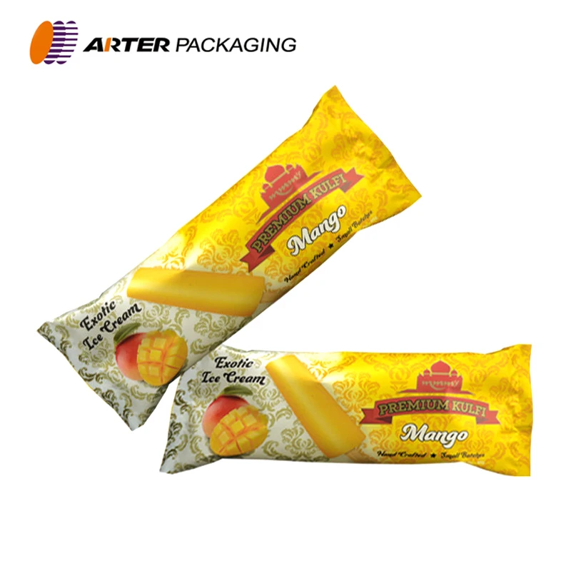 Colorful Printing Ice Lolly Snacks Plastic Packaging Pouch