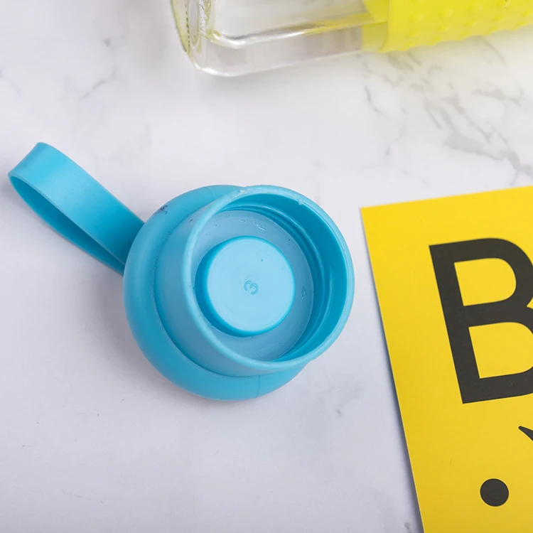 380ML High Quality OEM Good Price Silicone Sleeve Glass Water Bottle