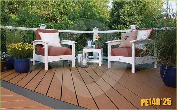 Easy Installation Low Maintenance High Quality Outdoor Floor Wpc