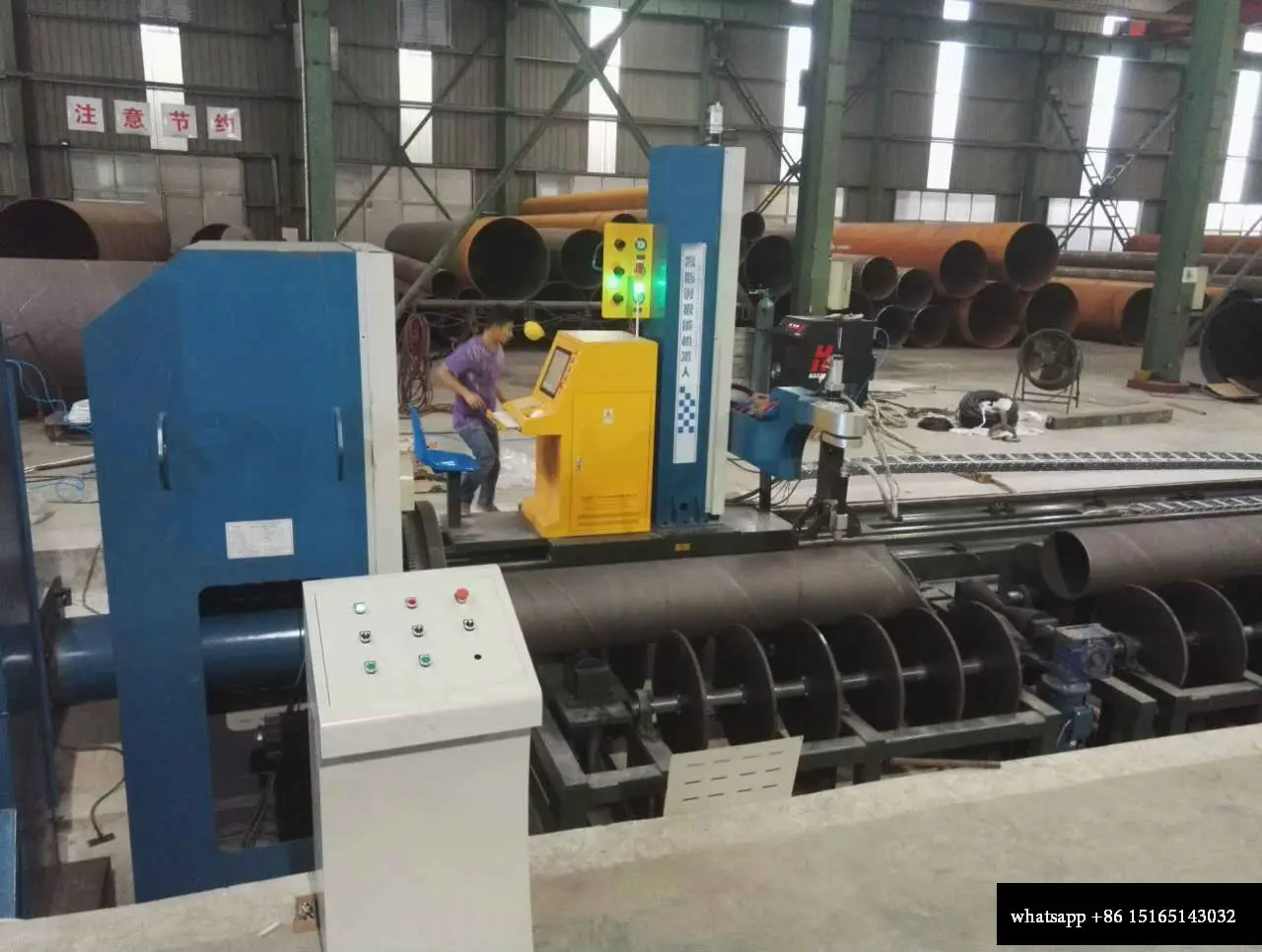 1000mm Pipe Cnc Plasma Cutting Machine For Pipeline Repair Works - Buy ...