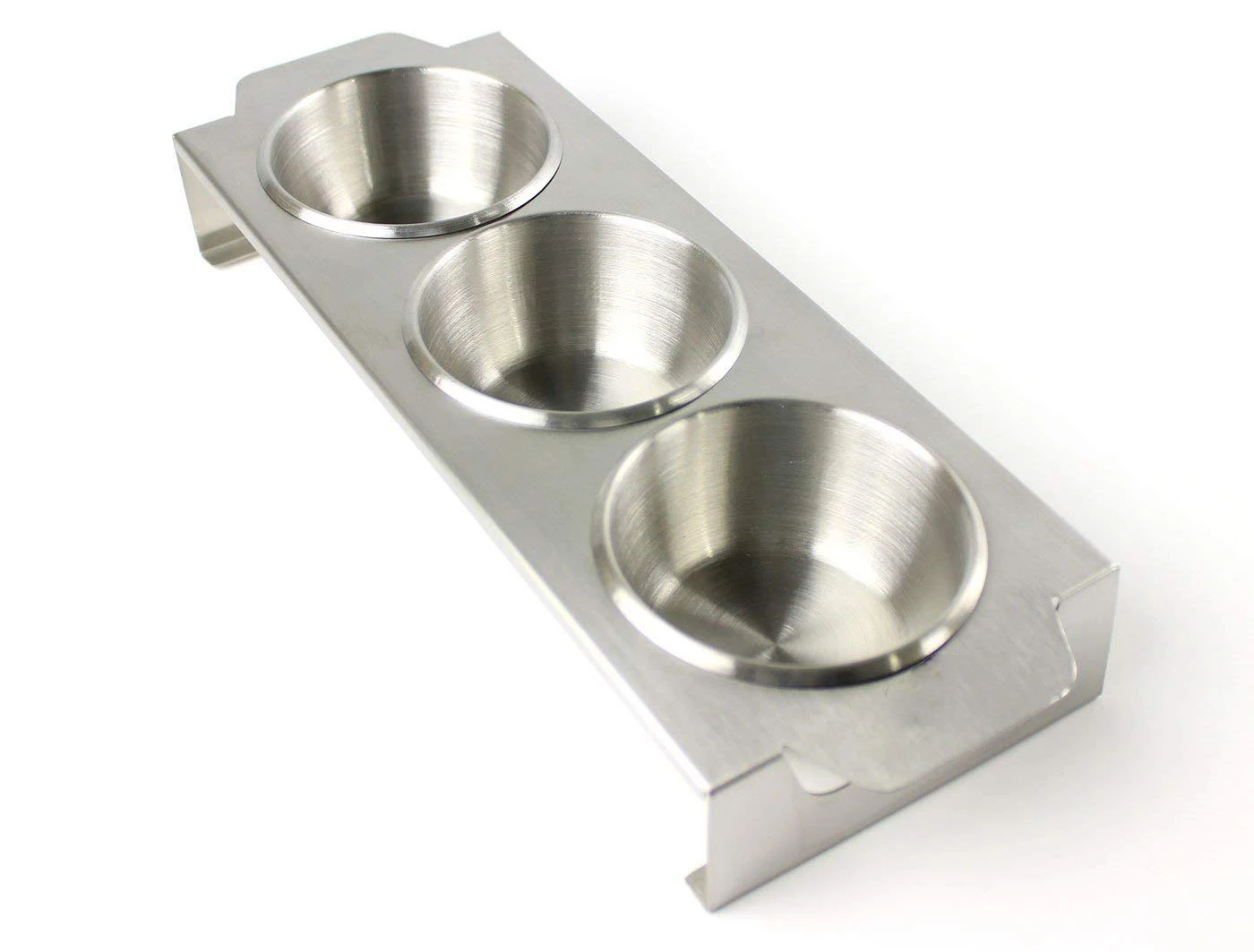 Stainless Steel Bbq Sauce Tray With 3 Cups,Condiment Serving Tray Buy