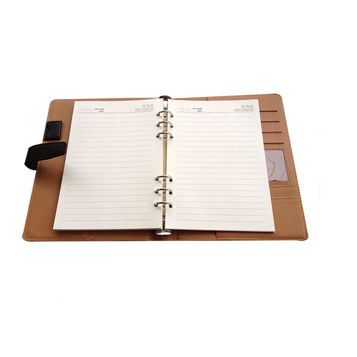 2017 2018 executive day leather agenda, diary with customized print (1).jpg