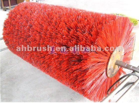 block material nylon Lawn Gas Sweeper Powered Broom Sidewalk Bristle Broom