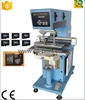 ink cup transverse flow moving single color pad printer for ruler