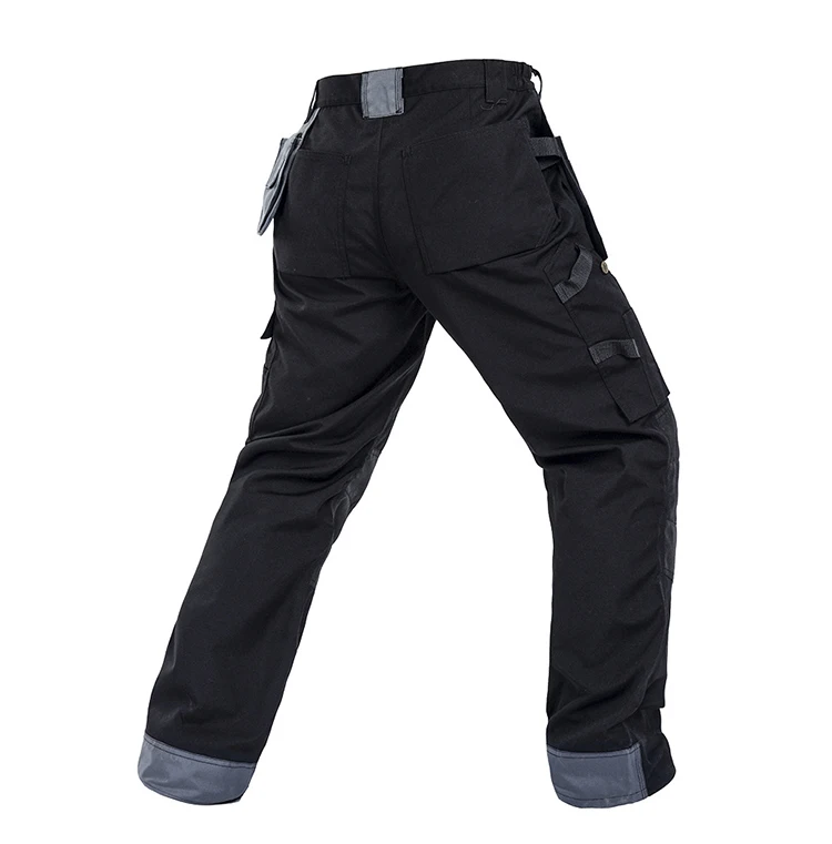 Men Working Pants Multi-Pockets Wear-Resistant Worker Mechanic
