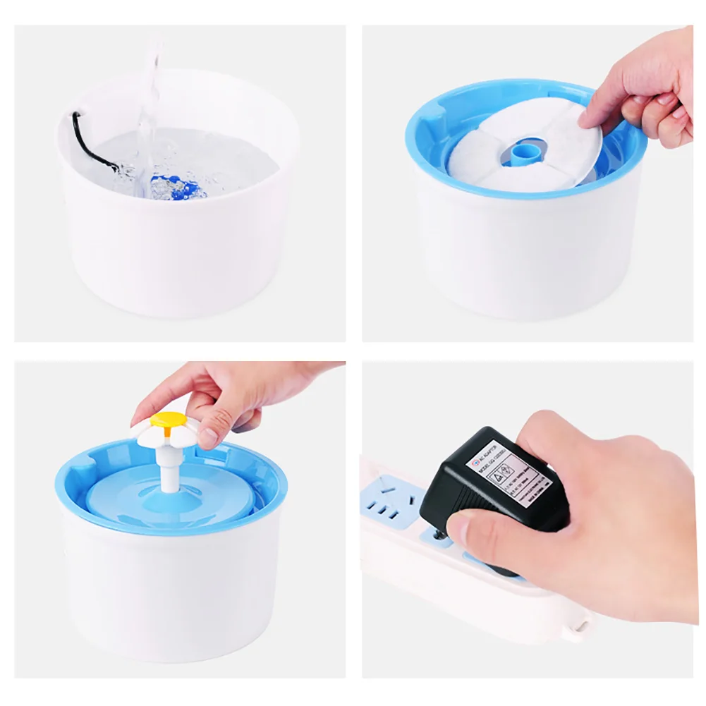 Drinking Water Bowl Automatic Cycle Water Dispenser For Pet Cat Dog