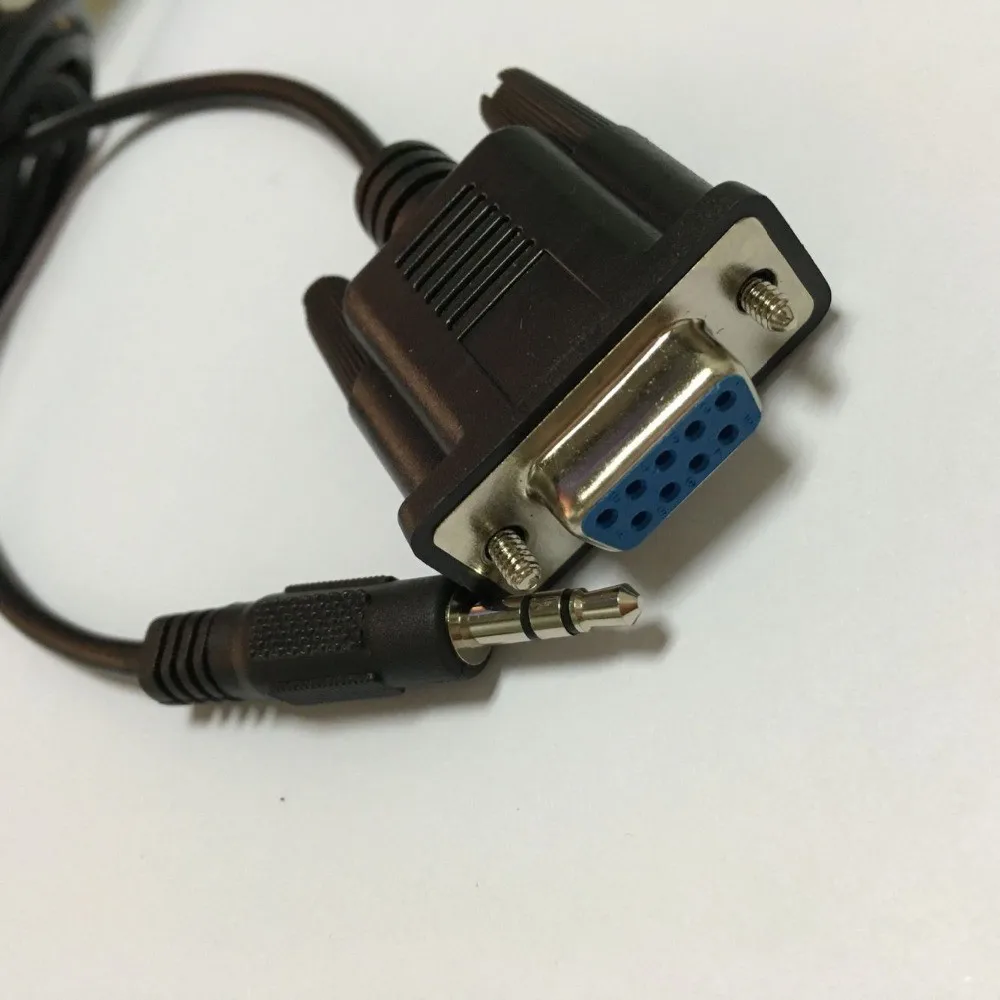 2017 New 9 Pin Rs232 Db9 Female To 3.5mm 3p Male Jack Adapter Serial