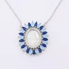 guangxi foxi religious virgin mary pendant necklace with pave setting