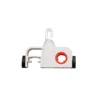 vertical blind J hook 3 way carrier with low profile Wholesale Plastic parts For 25mm headrail