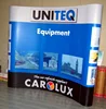 10ft backdrop stand curved trade show booth tension fabric pop up display