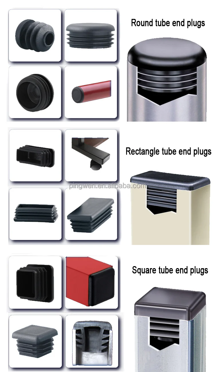 High Quality Rubber Pipe End Cap,Pvc Pipe Fitting End Cap,Chair Leg