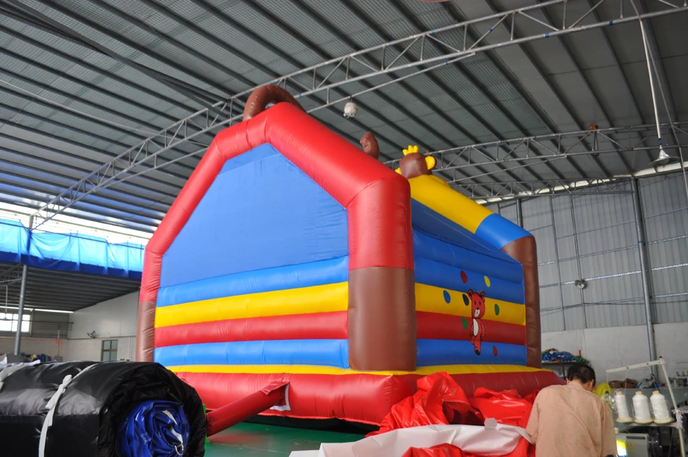 Monkey Cartoon Jumping Castle Inflable Children Game Inflatable Bouncy