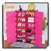 Portable plastic easy assemble shoe storage chest on sale