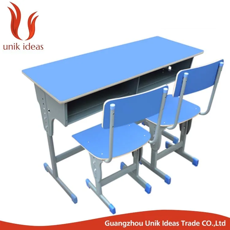 Wholesale Two People Matal  Rectangular Table School Furniture.jpg