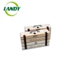 100% High-Quality Pine Wood Red Wine Square Box, Bottle Storage Packaging Box