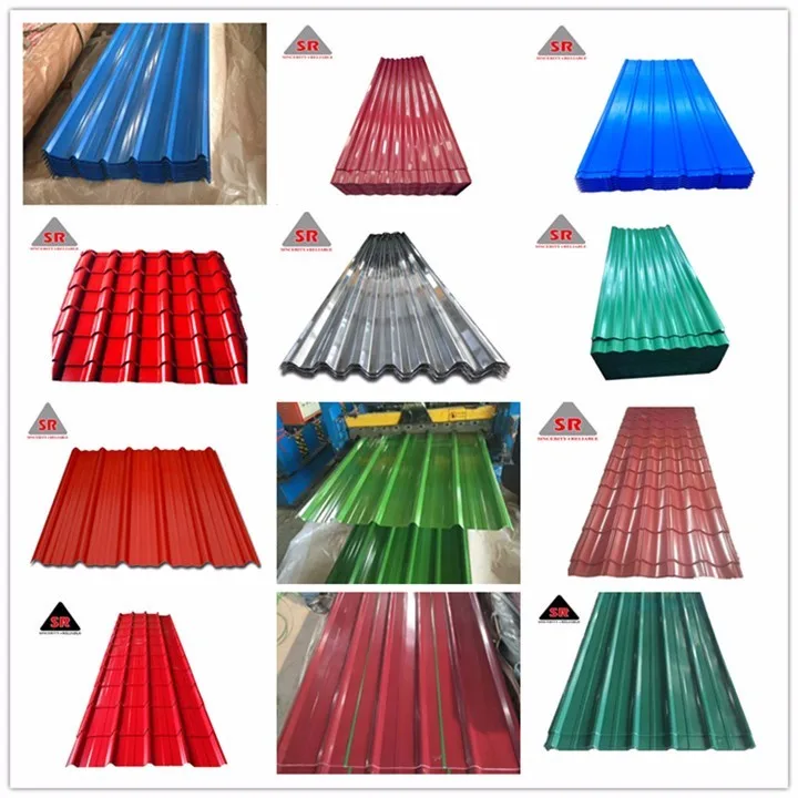 Corrugated Gi Galvanized Steel Raw Material For Types Of Aluminium In Nigeria Metro Tile Long