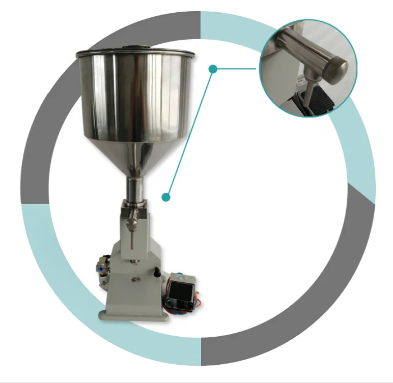 A02 Portable Paste Cream Filling Machine 550ml,Small Ice Cream Cup