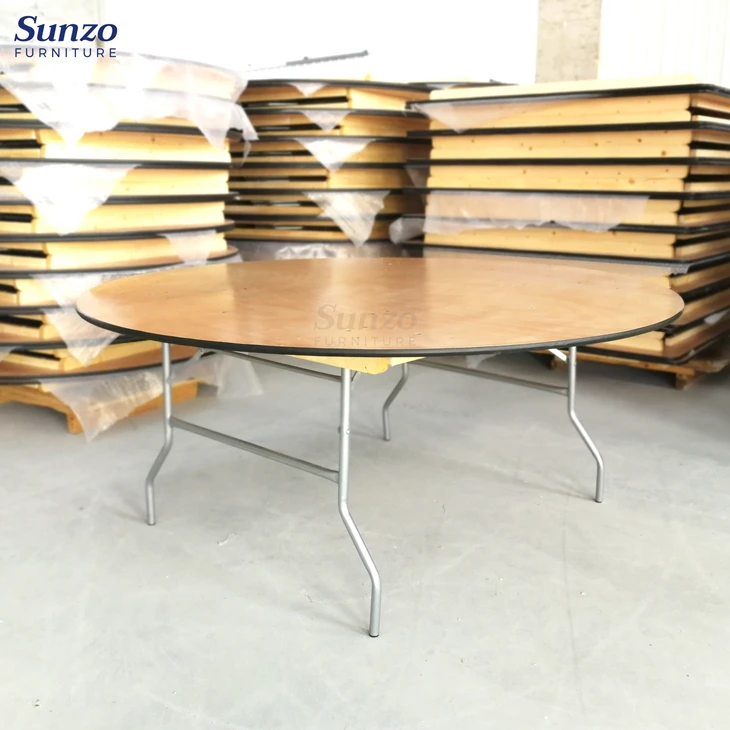 Wholesale 6ft Restaurant Wedding Round Dining Banquet Folding Table Buy Folding Table,Round