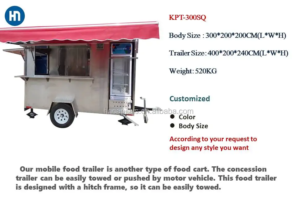 Teppanyaki Food Caravan /mobile Fast Food Trailer/ Restaurant Food Van Buy Mobile Food Trailer