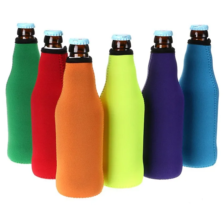 Beer Bottle Cooler Sleeves Neoprene Insulators Party Drink Coolies