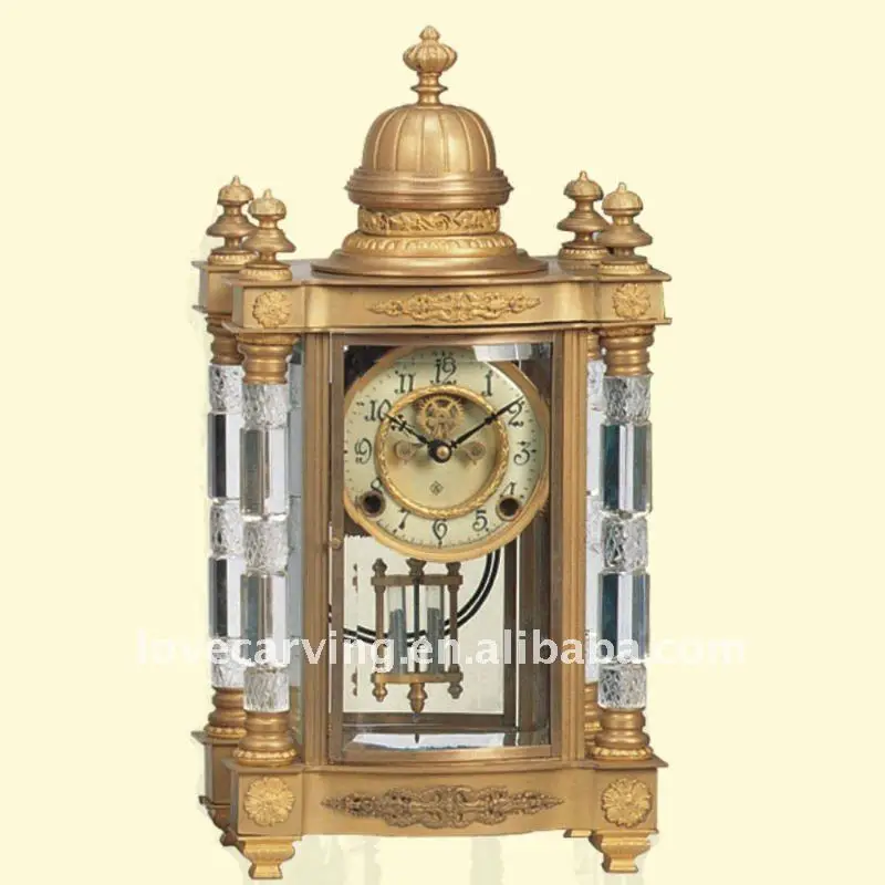 
ANTIQUE CLEAR SIDES CLOCK 