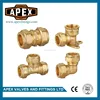 High Quality Brass Compression Fittings For Copper Pipe