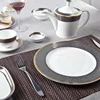 High Quality White Hot sale Porcelain Dinnerware fine bone china tableware Chinese restaurant dinnerware