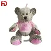 New design fashionable soft stuffed rabbit's ears teddy bear plush toy