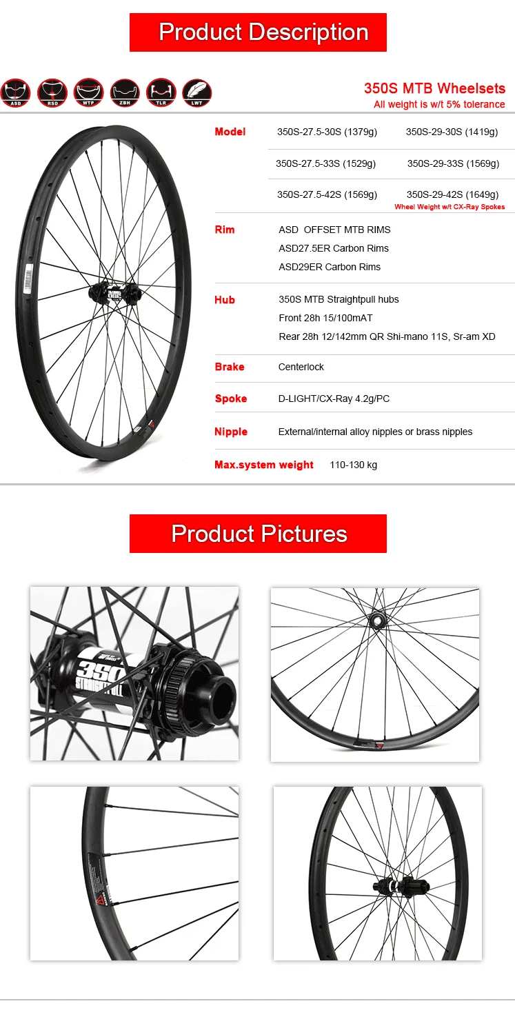 carbon mtb wheels 29