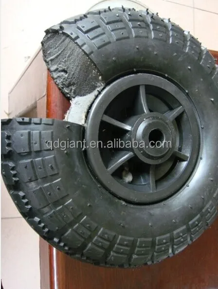 4.00-8 anti-puncture PU foam rubber wheel