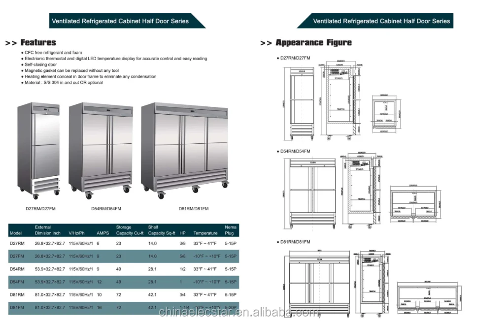 Refrigerator And Freezer,Stainless Steel Refrigerator
