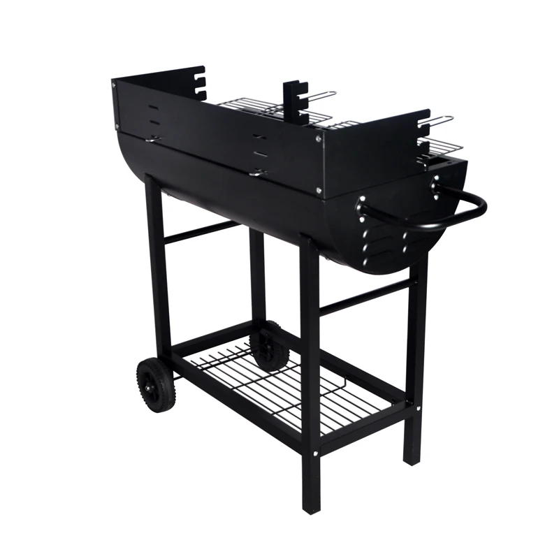 SEJR High Quality Heavy Duty Portable Charcoal BBQ Grills With Wheels 114X43.5X91cm