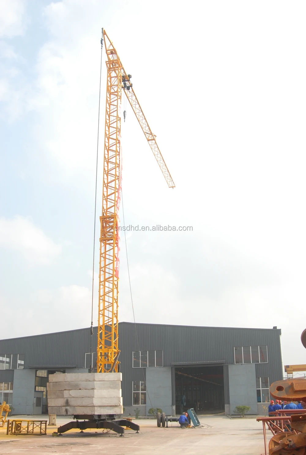 fast erected tower crane mini detachable tower crane