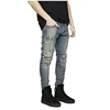2019 new scratched dot boot cut ripped skinny j jeans for men