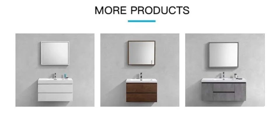New fashion Wall Mounted Single Sink 36" Bathroom Vanity Cabinet