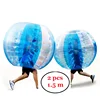 PVC Human Hamster Ball Inflatable 5 FT Bubble Soccer Ball Suit 2 Pack Bumper Ball Set for Adults and Kids