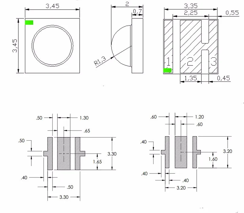 High Power Led 3535 Smd Led Datasheet 1w White Buy 3535 Smd Led