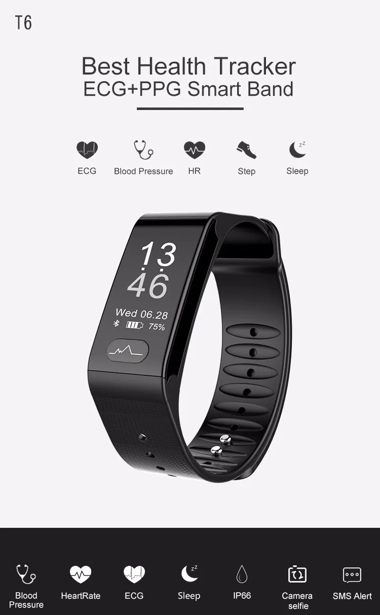 fitness band with ecg