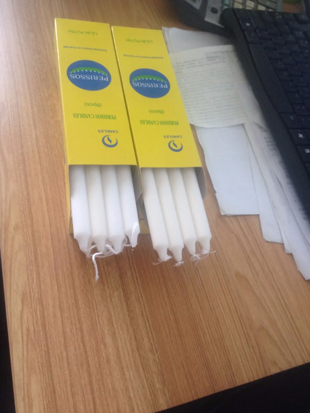 10 Inch Flameless Taper Candles Stick White Candle Buy 10inch Candle